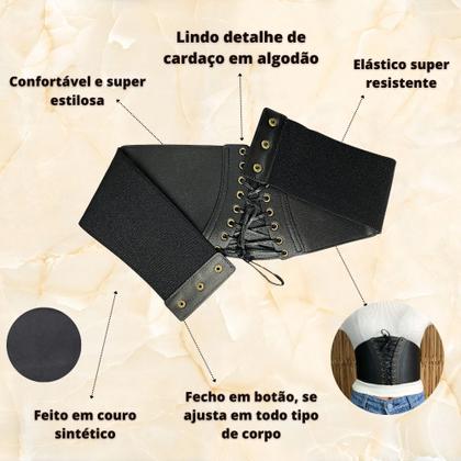 Imagem de Corselet Cinto Corpete Espartilho Dança Cigana - AB42