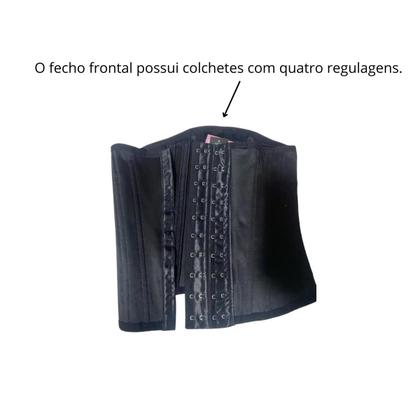 Imagem de Corselet modelador cinturita 15 barbatanas corretor postural new form