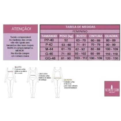 Imagem de Corselet modelador cinturita 15 barbatanas corretor postural new form