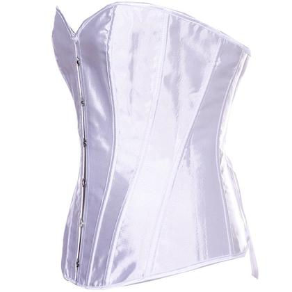 Imagem de Corset Espartilho Corselet Corpete Brilhoso Cinta Modeladora