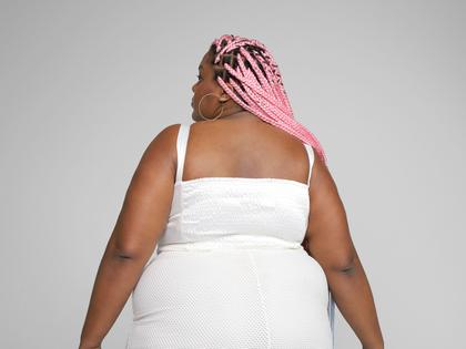 Imagem de Corset Vista Magalu x Letticia Munniz Acetinado Alça Larga