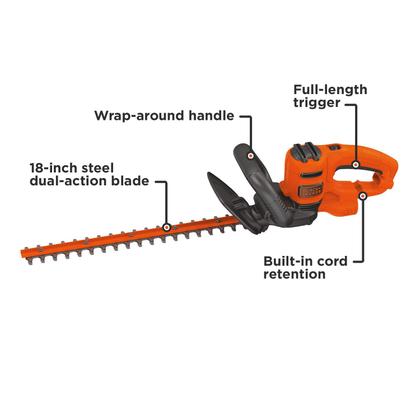Imagem de Corta-sebes Elétrico BLACK+DECKER BEHT200 - 18 Polegadas