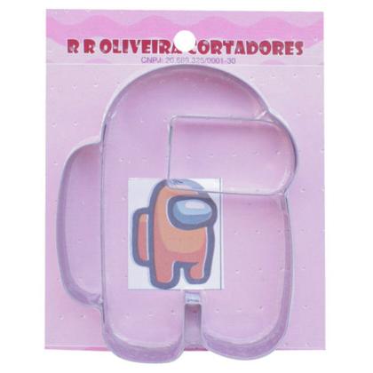 Imagem de Cortador Among Us 1G Ref. 477 RR Cortadores Rizzo Confeitaria