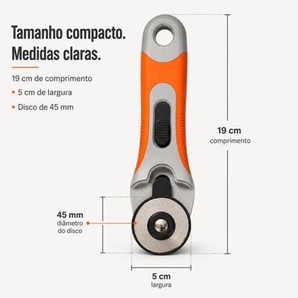 Imagem de Cortador Circular Manual com Protetor Disco de 45mm