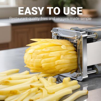 Imagem de Cortador de Batatas Fritas Sopito em Aço Inoxidável com 3 Lâminas