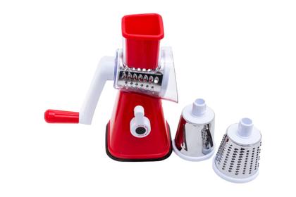 Imagem de Cortador de Cenoura 3 Laminas Inox 123Util Vermelho 