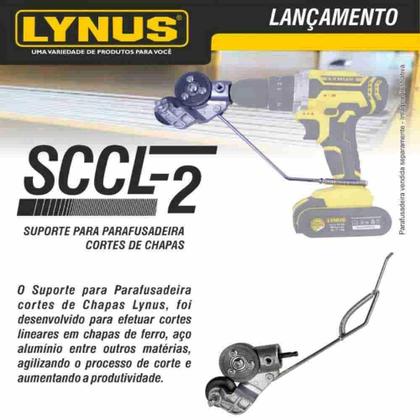 Imagem de Cortador de Chapa de Aço para Parafusadeira SCCL-2 LYNUS