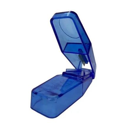 Imagem de Cortador De Comprimido Com Lâmina Afiada Cor Azul - 3B