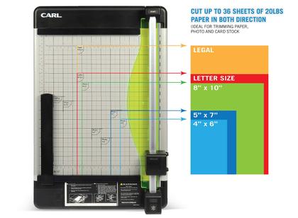Imagem de Cortador de Papel CARL 12220 Heavy Duty Lâmina de 15" Capacidade para 36 Folhas