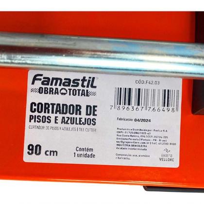 Imagem de Cortador De Piso E Azulejo 90 Cm Famastil