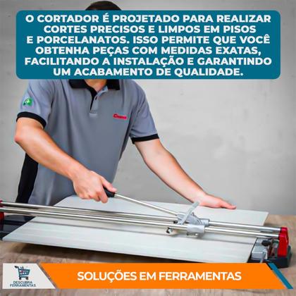 Imagem de Cortador de Piso Riscadeira Cortag New Master 90 Manual Porcelanatos Azulejos Cerâmicas