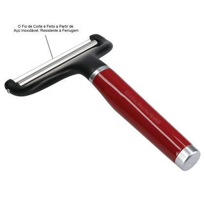 Imagem de Cortador de Queijo Fatiador Manual Vermelho KitchenAid