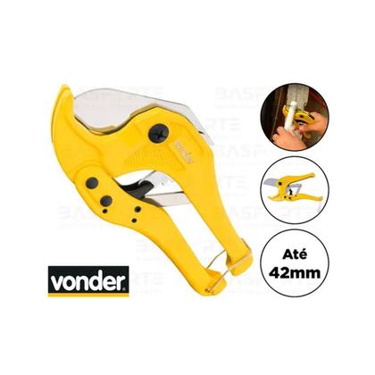 Imagem de Cortador De Tubo Cano Pvc Alicate Rápido 1.5/8 42mm Vonder