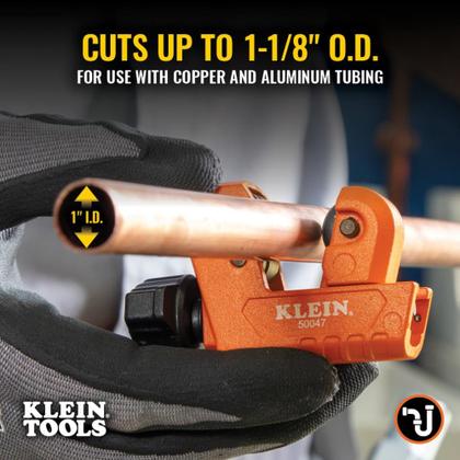 Imagem de Cortador de tubos Klein Tools 50047 1-1/8" O.D. para alumínio e cobre
