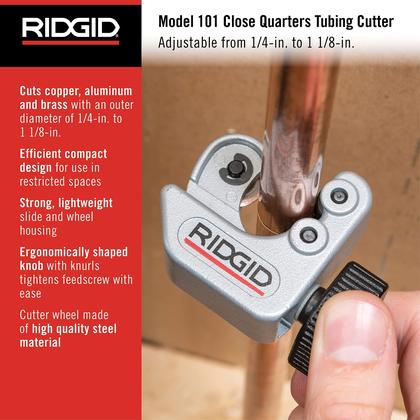 Imagem de Cortador de tubos RIDGID CC247 Modelo 101 1/4 polegadas a 1-1/8 polegadas