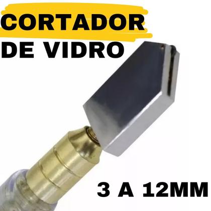 Imagem de Cortador de Vidro Caneta Riscador 3 a 12mm Com Reservatório