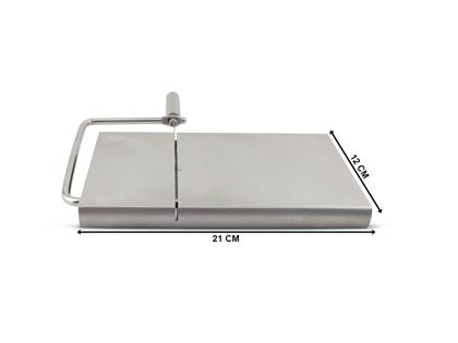 Imagem de Cortador e Fatiador de Queijos e Frios Manual Inox C/ 5 Fios de Corte Para Reposição