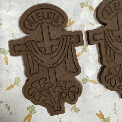 Imagem de Cortador e Marcador Cruz Aleluia - D250014 - Ideal para Massas e Pastas