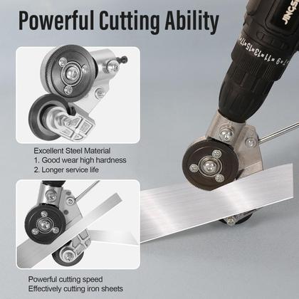 Imagem de Cortador elétrico de placas de perfuração Metal Nibbler Attachment Hertzborn