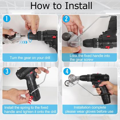 Imagem de Cortador elétrico de placas de perfuração Metal Nibbler Attachment Hertzborn