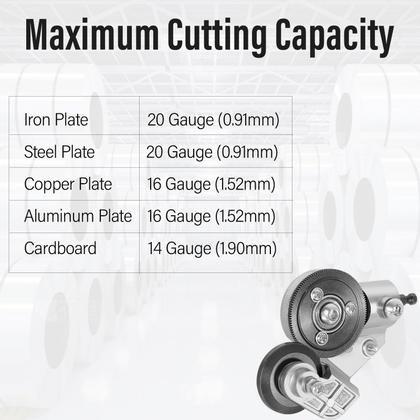 Imagem de Cortador elétrico de placas de perfuração Metal Nibbler Attachment Hertzborn