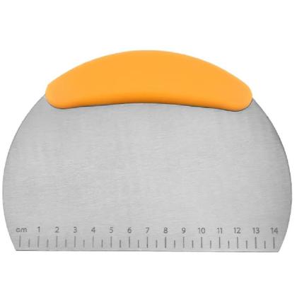 Imagem de Cortador Espátula Inox com Medidas p/ Pizza Tortas e Mistura