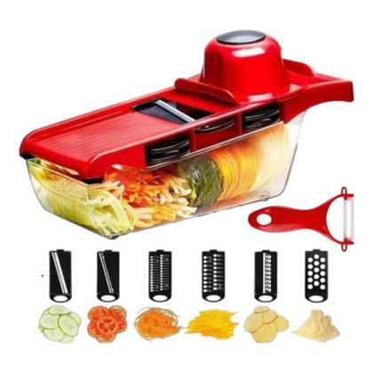 Imagem de Cortador Fatiador 6 em 1 Mandoline Slicer Legumes Ralador