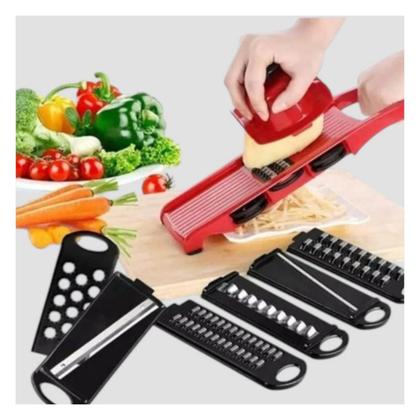 Imagem de Cortador Fatiador 6 em 1 Mandoline Slicer Legumes Ralador