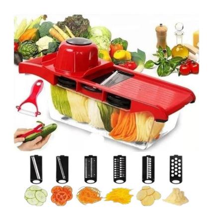 Imagem de Cortador Fatiador 6 em 1 Mandoline Slicer Legumes Ralador