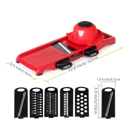 Imagem de Cortador Fatiador Manual Legumes Lamina Aço Alta Qualidade
