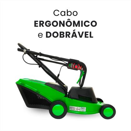 Imagem de Cortador Grama Elétrico Carrinho Aparador Trapp WM-350 1800w Máquina Cortar Aparar Capinadeira Jardim Mato C/ Recolhedor