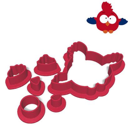 Imagem de Cortador Modular Mar Aventuras Galo Hey Hey Moana