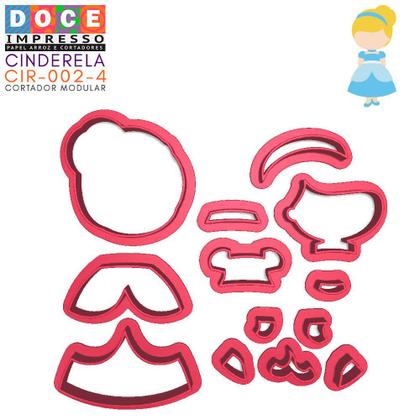 Imagem de Cortador Modular Princesa Cinderela Vestido Baile