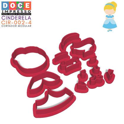 Imagem de Cortador Modular Princesa Cinderela Vestido Baile