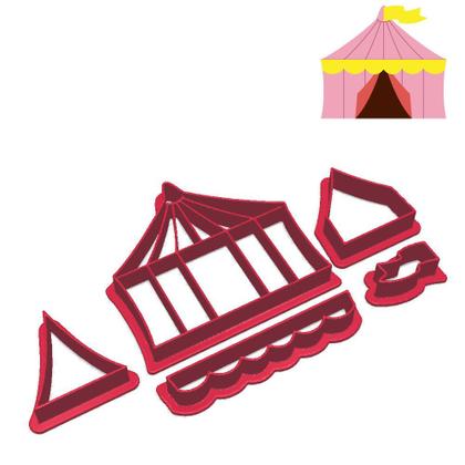 Imagem de Cortador Modular Tenda Circo Mágico Espetáculo Show