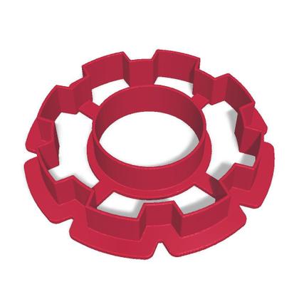 Imagem de Cortador Pasta Engrenagem Media Transformers Autobot