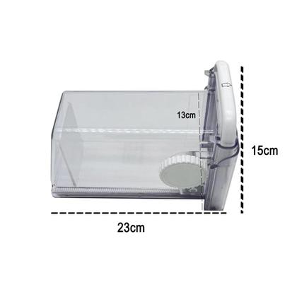 Imagem de Cortador Ralador de Queijo Presunto Fatiador Manual 4 em 1 Lamina Inox Armazenamento Pote Hermetico Cozinha Geladeira Alimento Multiuso Resistente