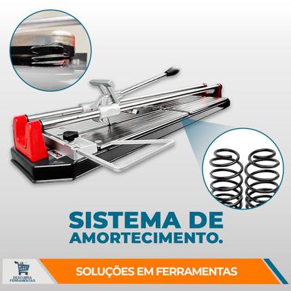 Imagem de Cortador Riscadeira New Master 75 Cortag Máquina de Corte Para Piso Porcelanato e Azulejo Espessura de Corte 12mm Tipo Manual Profissional