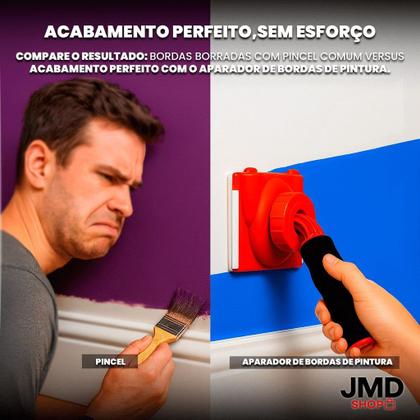 Imagem de Cortadora De Bordas De Pintura Ferramentas Aparador Manual Para Paredes Tetos