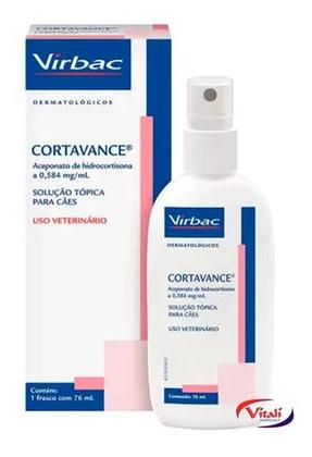 Imagem de Cortavance Spray 76ml Tratamento Contra Alergia De Pulgas