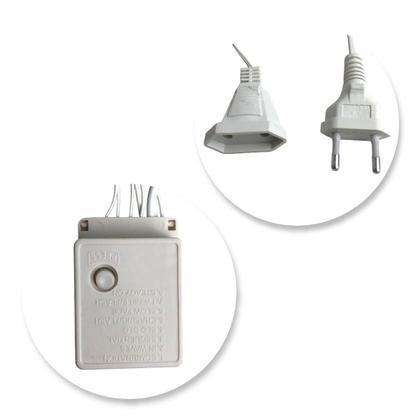 Imagem de Cortina 120 Led Fosco C/Fio Branco Decoração Enfeite 4x0,6m