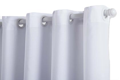 Imagem de Cortina 2,60m x 1,40m Para Quarto Com Varão Incluso Kit Completo Oxford