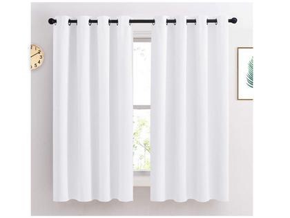 Imagem de Cortina 2,60m x 1,40m Para Quarto Com Varão Incluso Kit Completo Oxford