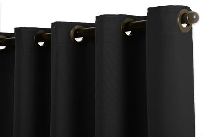 Imagem de Cortina 2,60m x 1,40m Para Quarto Com Varão Incluso Kit Completo Oxford