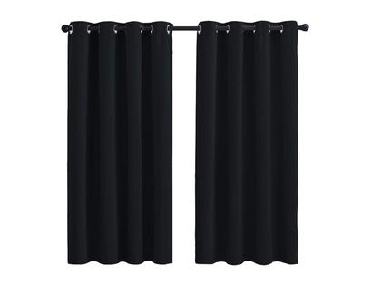 Imagem de Cortina 2,60m x 1,40m Para Quarto Com Varão Incluso Kit Completo Oxford