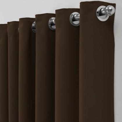 Imagem de Cortina 2,70x3,00 Blackout Blecaute Corta Luz Tecido Grosso