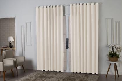 Imagem de Cortina 3,00x2,20 Quarto Sala Escritorio Palha