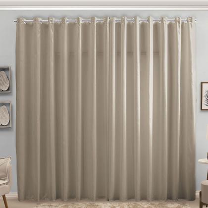 Imagem de Cortina 4 Metros Largura Tecido Microfibra Várias Cores e Altura