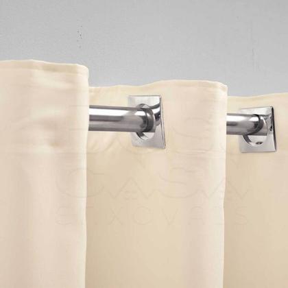 Imagem de Cortina 4 Metros Largura Tecido Microfibra Várias Cores e Altura