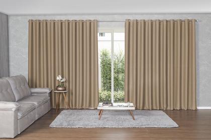 Imagem de Cortina 5 Metros Sala Blackout De Tecido Blecaute Quarto 5,00x2,70